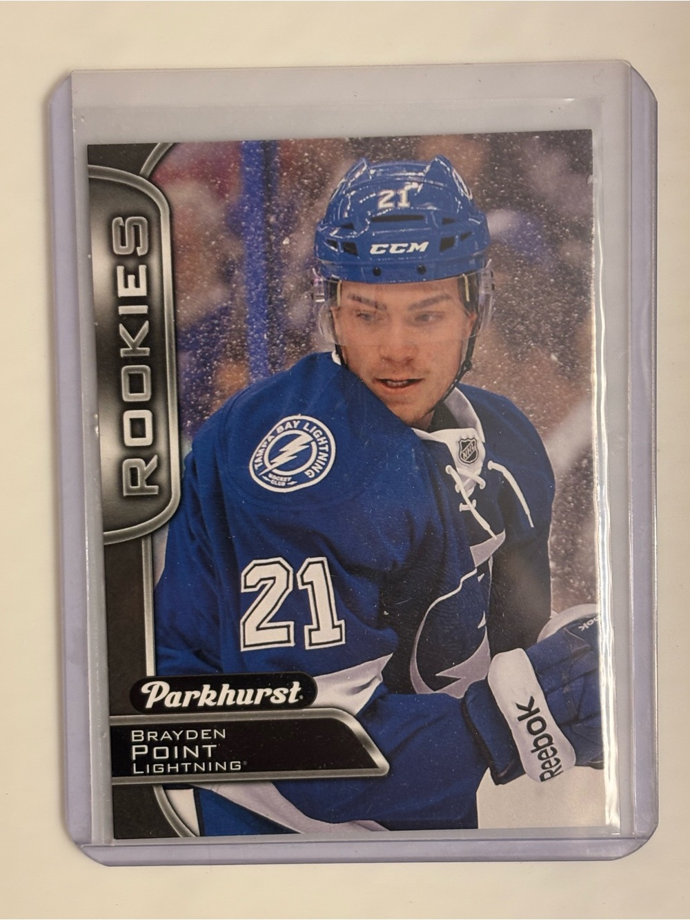 Brayden Point 2016-17 Upper Deck Parkhurst Rookie RC #372 Tampa Bay Lightning